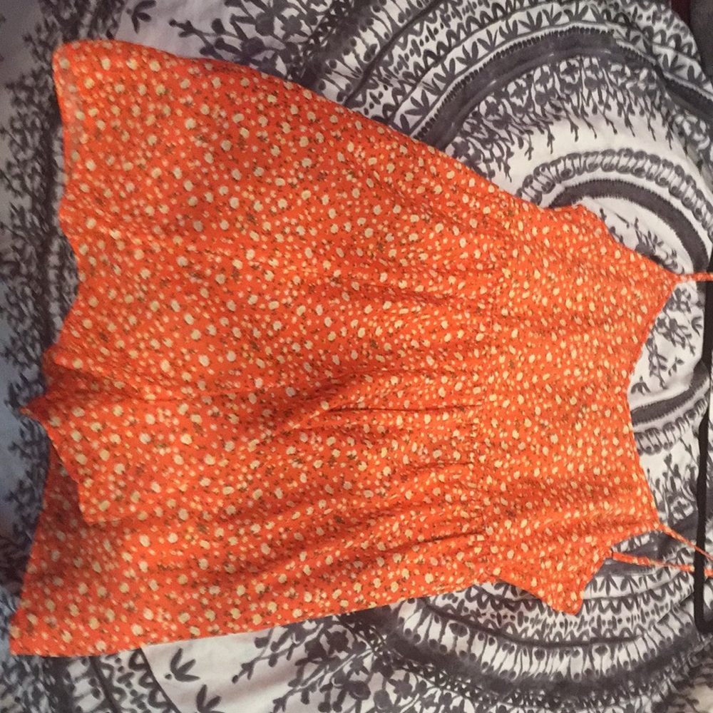 Urban outfitters Back Button up Floral Romper